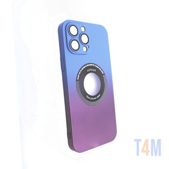 Magnetic Case with Camera Lens for Apple iPhone 14 Pro Max Blue